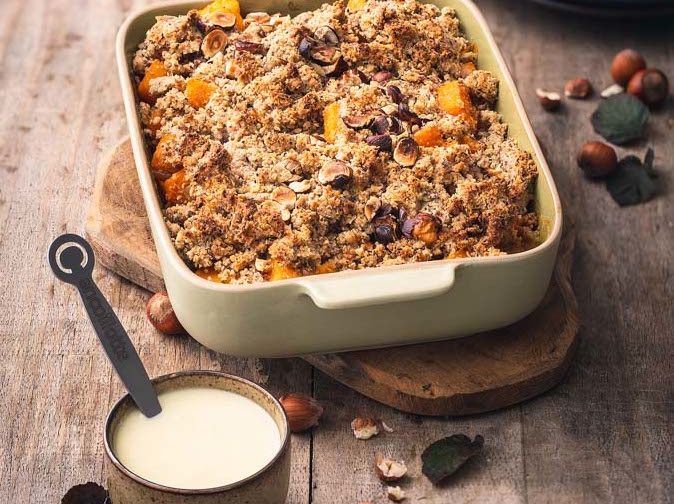 Crumble De Courge Butternut Noisettes Et Cancoillotte Macommune Info