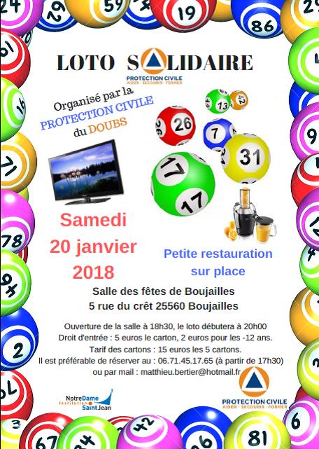 Loto solidaire à Boujailles • macommune.info