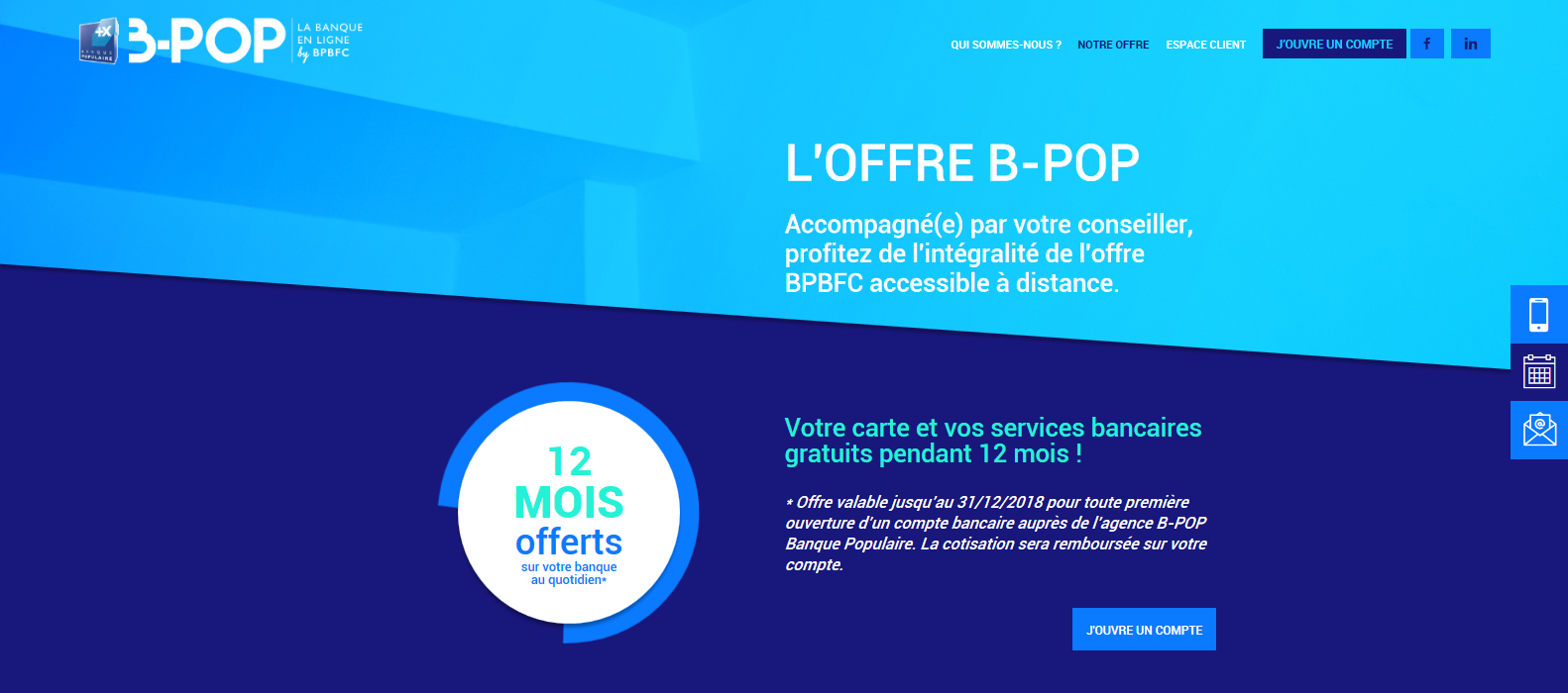 B-POP, La Nouvelle Banque En Ligne De La Banque Populaire Bourgogne ...