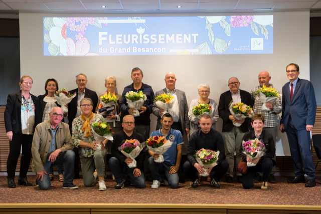 remise des prix fleurissement du Grand Besançon - octobre 2018 © JC Sexe  ©