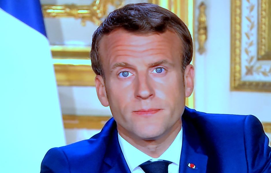 Allocution d' Emmanuel Macron le 13 avril 2020 © Elysée Capture ©