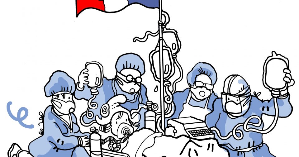 Plantu publie un dessin en soutien à l'hôpital du Mans - France Bleu