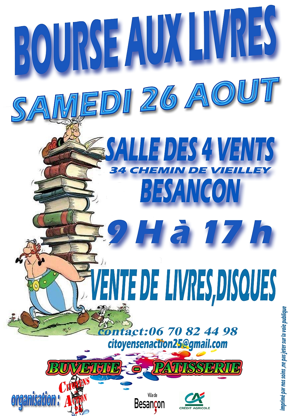 Bourse Aux Livres à Besançon • Macommune.info