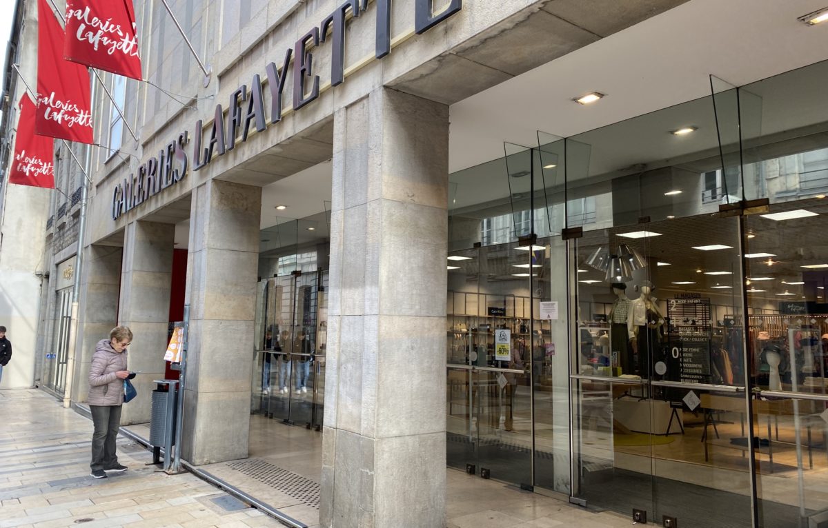 Les Galeries Lafayette à Besançon © Hélène Loget