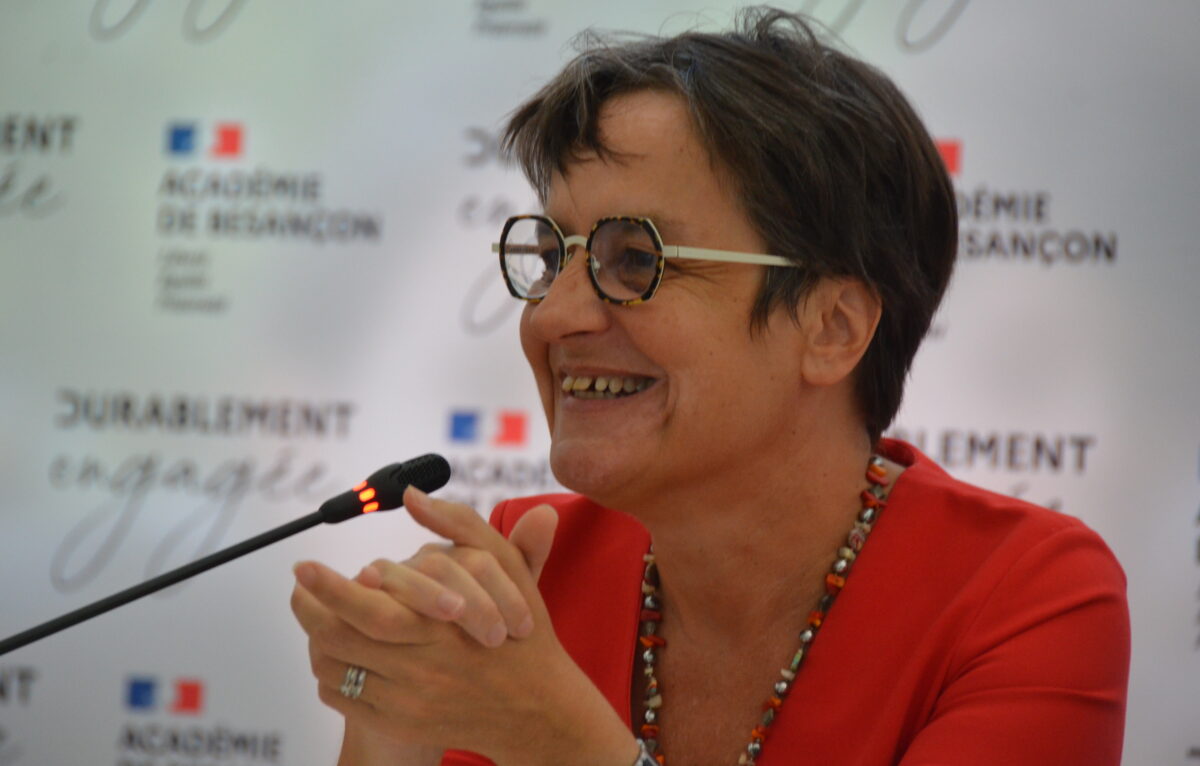 Nathalie Albert-Moretti, rectrice de l'académie de Besançon. © Alexane Alfaro