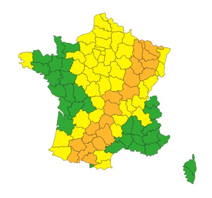 Journée du samedi 24 août 2024 © Météo France