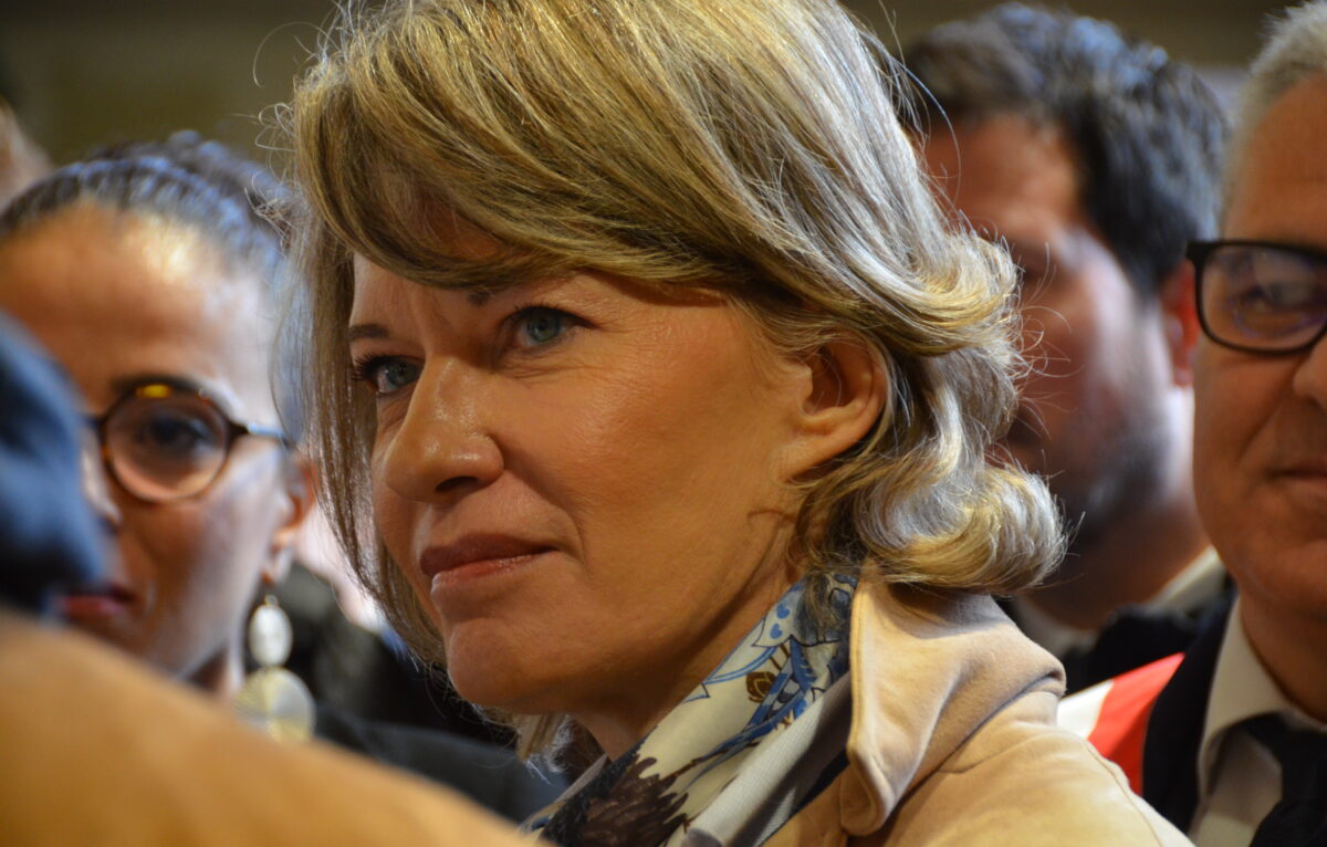 La ministre de l’Éducation Nationale Anne Genetet. © Élodie R.