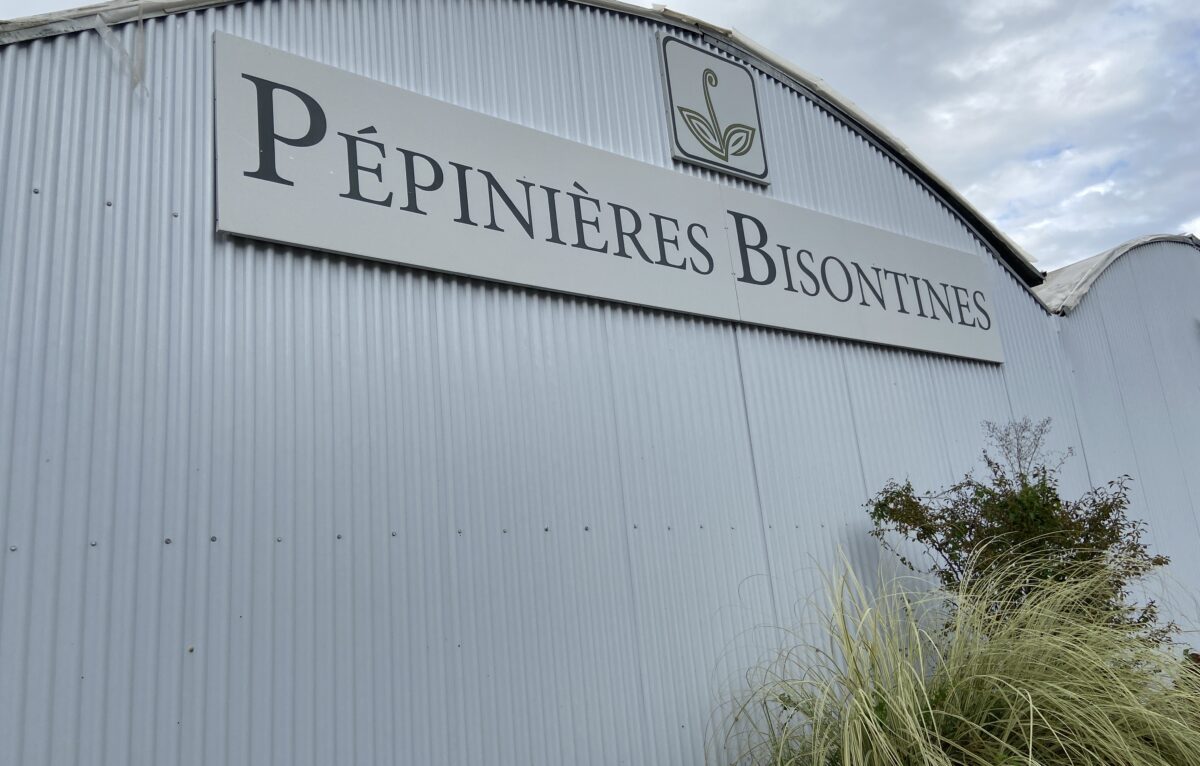 Les Pépinières bisontines, 1 chemin des Vallières à Port Douvot - 25000 Besançon (à côté d’Emmaüs) ©