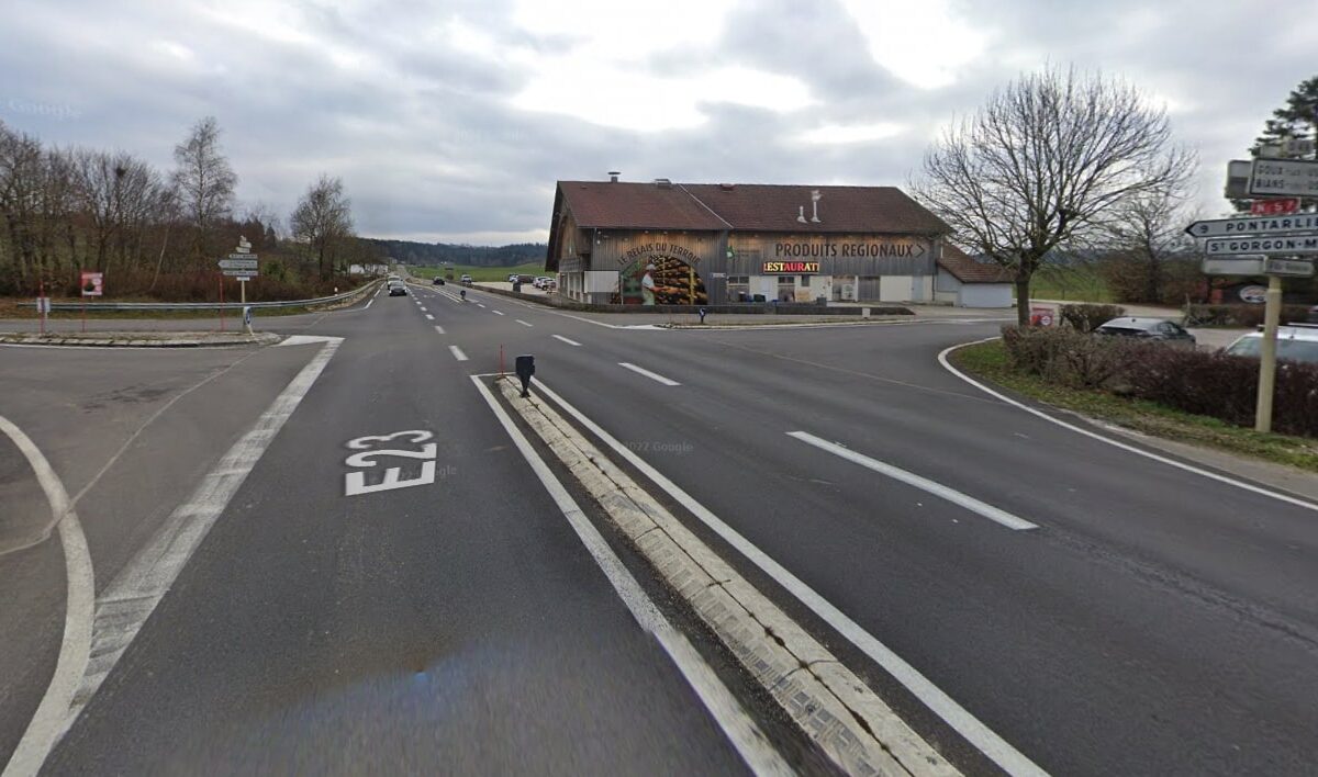 Carrefour de la Vrine © Google street view