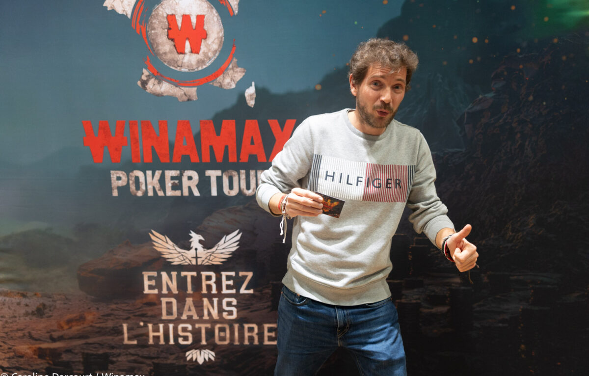 Qualifié, Fabien concourra pour le titre de meilleur joueur de France lors de la finale du Winamax Poker Tour début 2025.  © Caroline Darcourt / Winamax