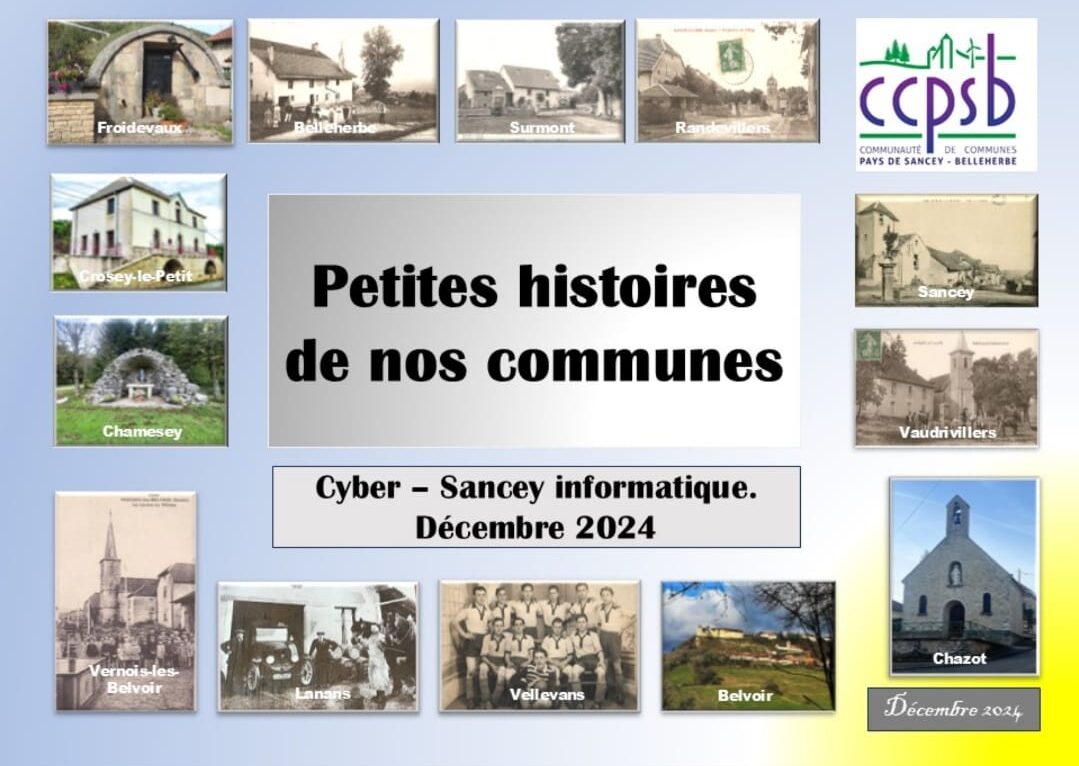 ''Petites histoires de nos communes'' © CCPSB