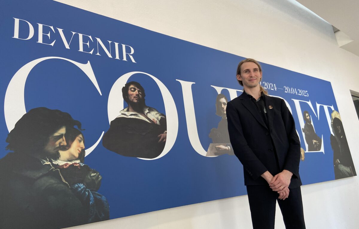 Benjamin Foudral, directeur et conservateur du musée et Pôle Courbet. © Alexane Alfaro