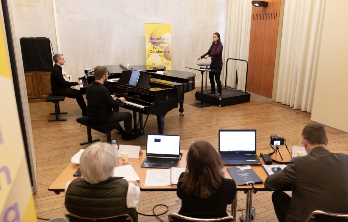 Préselection du Concours de jeunes chefs d’orchestre de Besançon de 2023. © Yves Petit