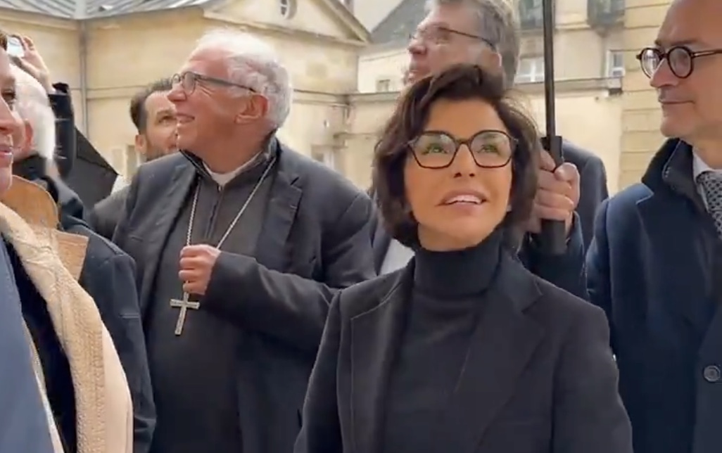 Rachida Dati en visite à Dijon jeudi 9 janvier 2025. © Ministère de la Culture/X