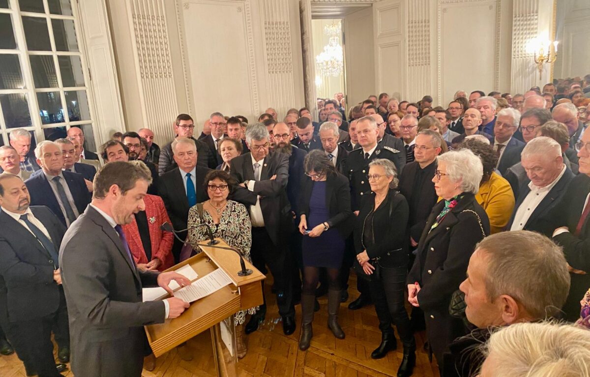 Voeux du préfet du Doubs le 9 janvier 2025. © Alexane Alfaro