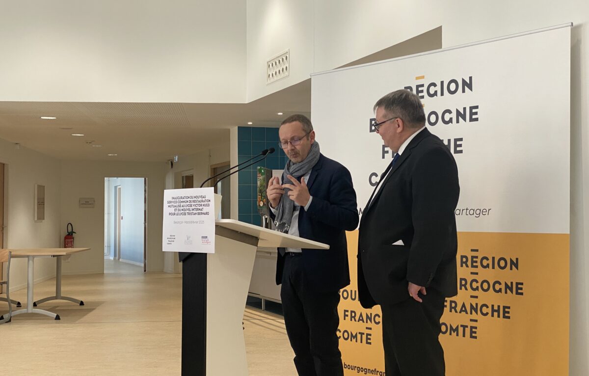 François Feuvrier, proviseur du lycée Tristan-Bernard, Jean Broyer, proviseur du lycée Victor-Hugo © Alexane Alfaro