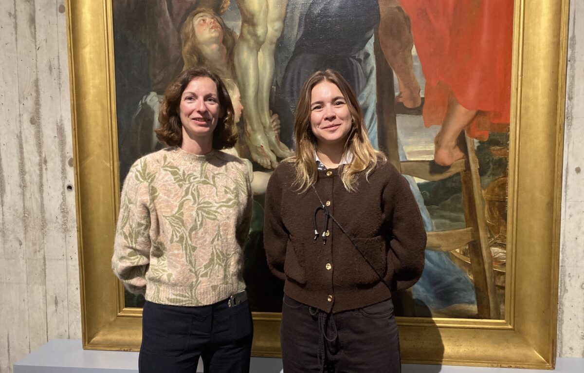 Fleur Morefoisse, directrice des Beaux-arts de Valenciennes et Virginie Duffroy, conservatrice chargée des collections des Beaux-arts du musée.  © Hélène Loget