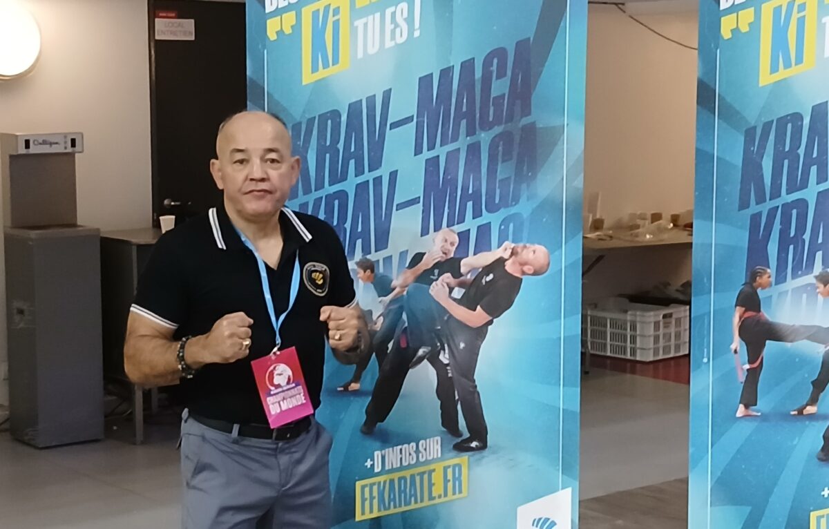 Marc Chibani, instructeur fédéral au sein de la fédération française de karaté et à l'initiative du Vesontio Krav Maga ©  Vensontio Krav Maga