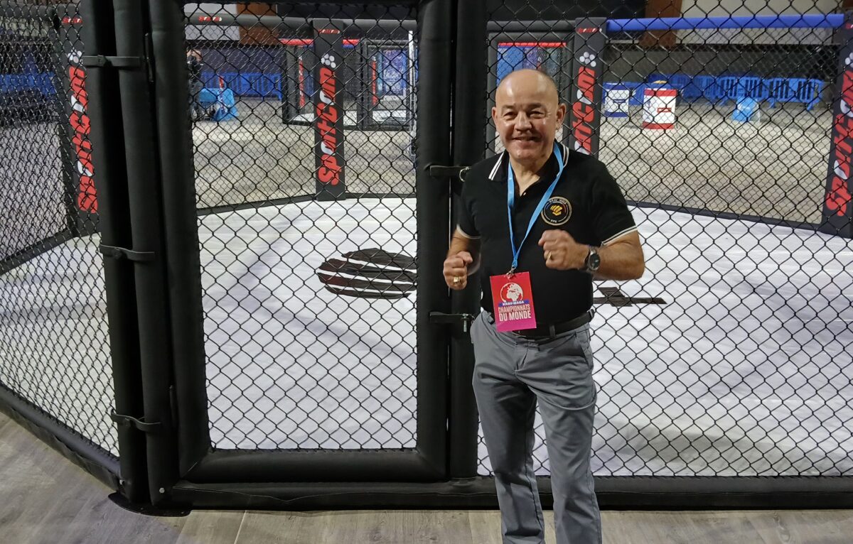 Marc Chibani, instructeur fédéral au sein de la fédération française de karaté et à l'initiative du Vesontio Krav Maga ©  Vensontio Krav Maga